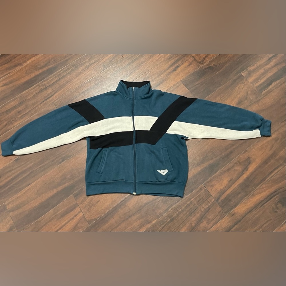 Vintage Pony Zipper Jacket Men’s X-Large Color Block